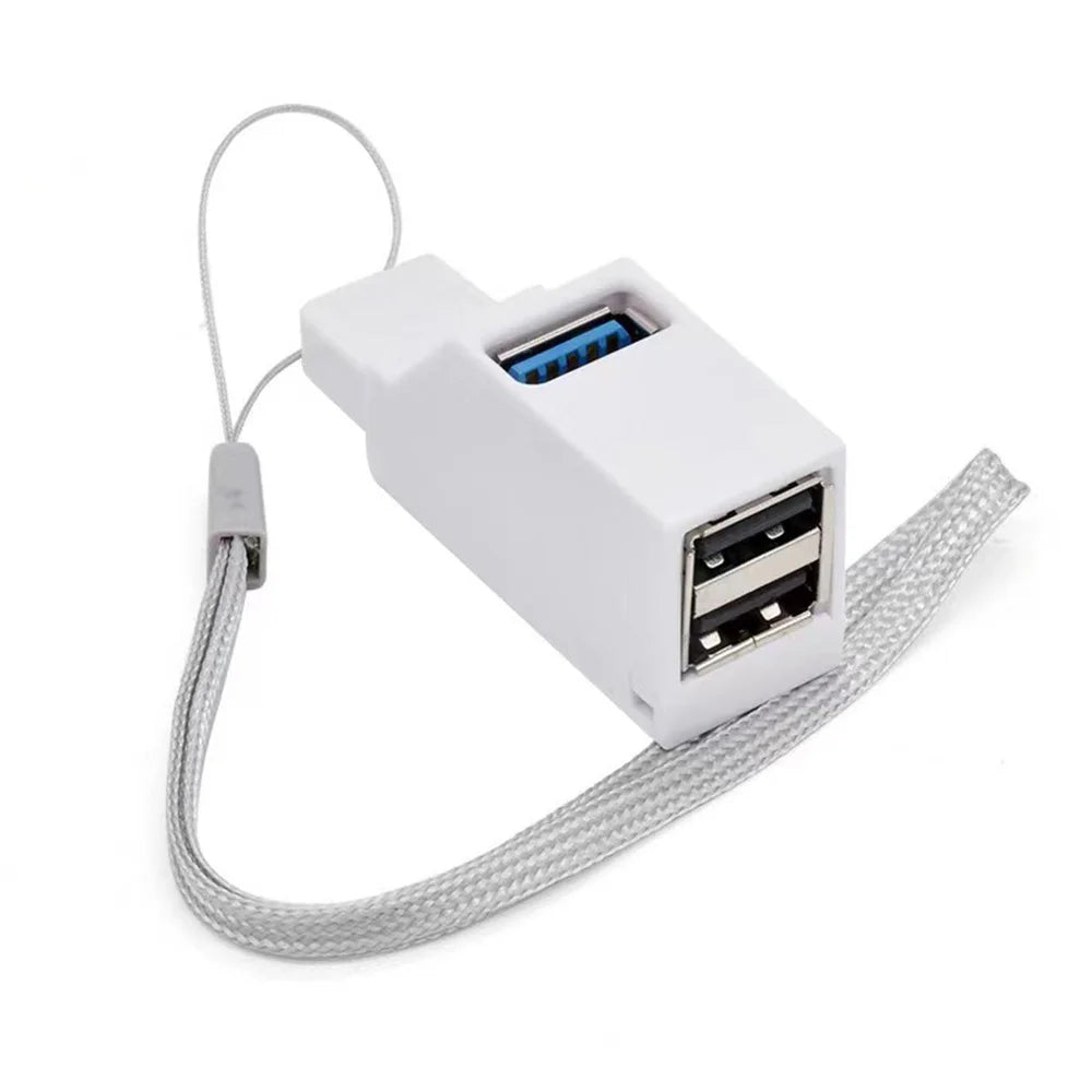 USB 3.0 HUB Adapter USB2.0 Extender 3 Ports USB Hub High Speed Data Transfer Portable USB Splitter Docking Station for PC Laptop