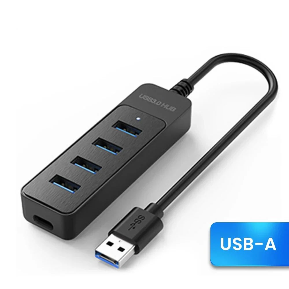 5 Ports USB HUB 3.0 High Speed Multi USB 3.0 Splitter Type c USB 2.0 Expander Power Adapter For PC Computer