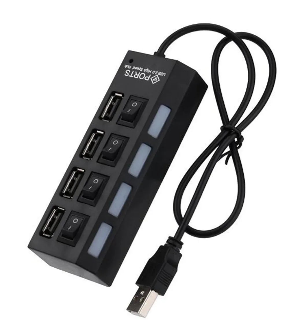 USB 3.0 Hub 5Gbps High Speed Multi USB Splitter 3 Hab Use Power Adapter 4/7 Port Multiple Expander Hub With Switch For PC Laptop