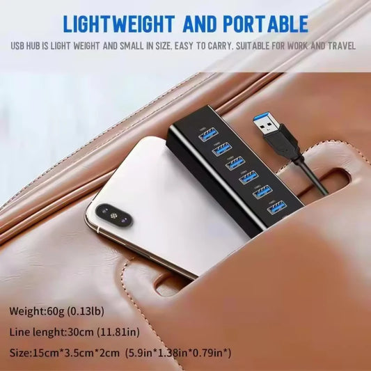 USB 3.0 Hub Adapter Portable Multi-connector USB 3.0 Hub With 4 Or 7 Ultra Slim USB Ports Multifunctional USB Distributor 5gbps