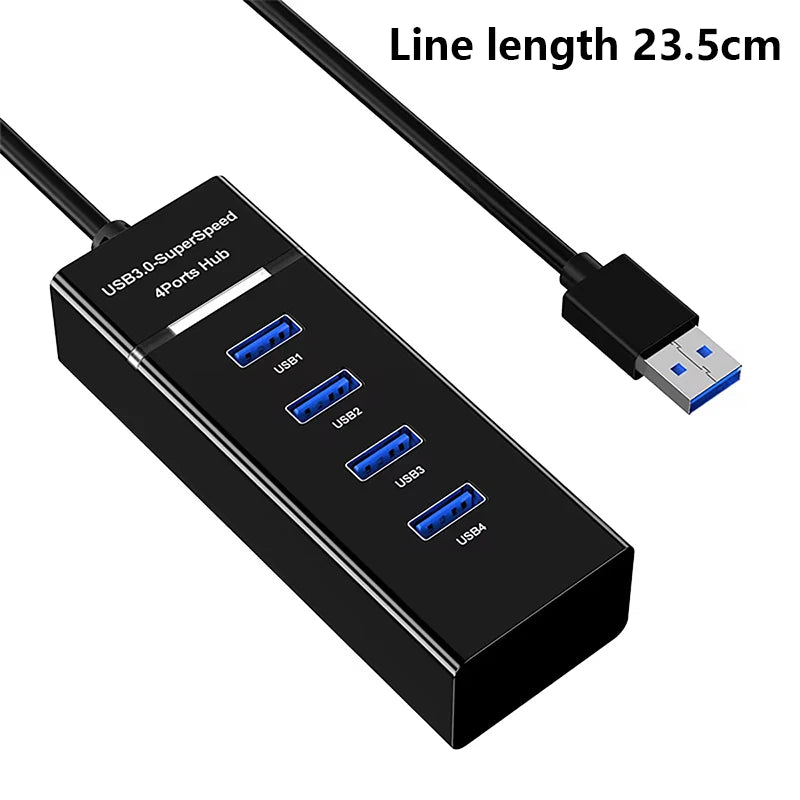USB 3.0 Hub Adapter Portable Multi-connector USB 3.0 Hub With 4 Or 7 Ultra Slim USB Ports Multifunctional USB Distributor 5gbps