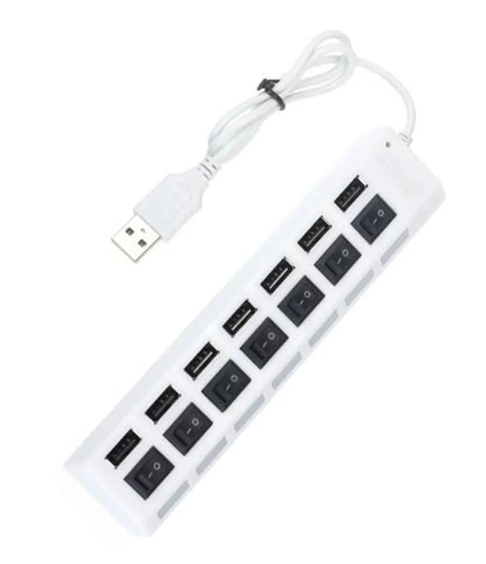 USB 3.0 Hub 5Gbps High Speed Multi USB Splitter 3 Hab Use Power Adapter 4/7 Port Multiple Expander Hub With Switch For PC Laptop