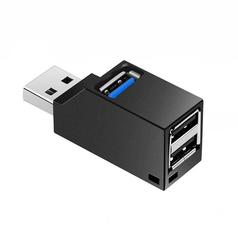 USB 3.0 HUB Adapter USB2.0 Extender 3 Ports USB Hub High Speed Data Transfer Portable USB Splitter Docking Station for PC Laptop