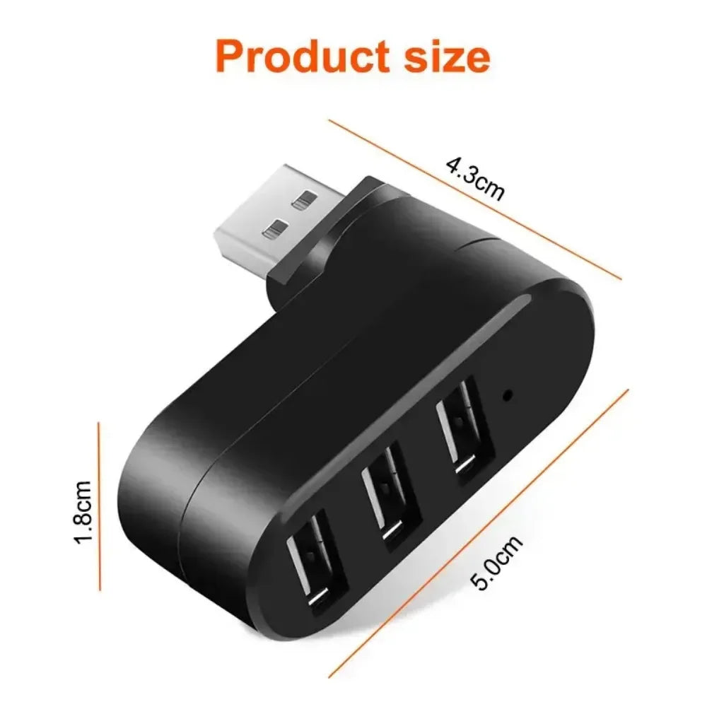Usb Hub 3.0 2.0 High Speed U Disk Reader Hub Usb Multiple Ports Splitter Adapter 180° Rotatable Docking Station Pc Accessories