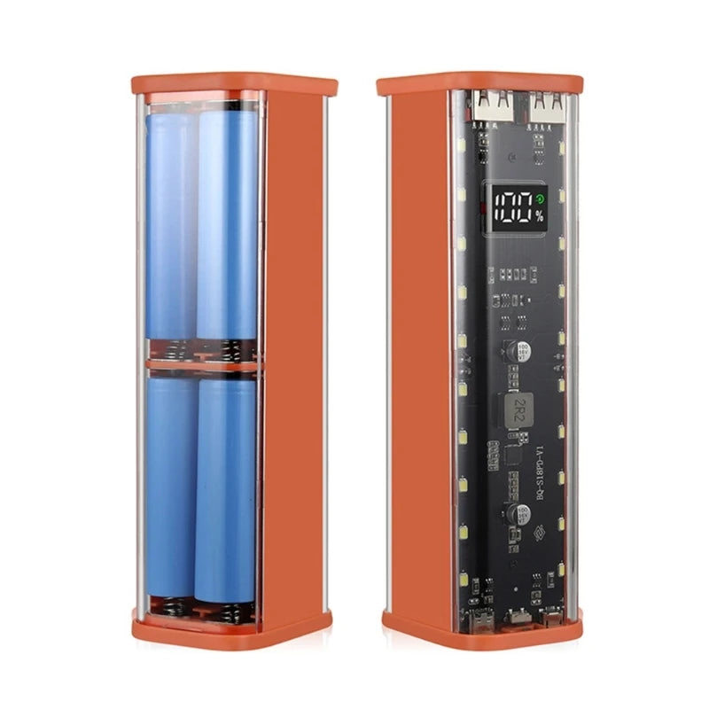 Battery DIY Shell Housing Power Sources Case for 8x18650 Batteries Outer Case