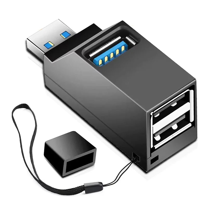 USB 3.0 HUB Adapter USB2.0 Extender 3 Ports USB Hub High Speed Data Transfer Portable USB Splitter Docking Station for PC Laptop