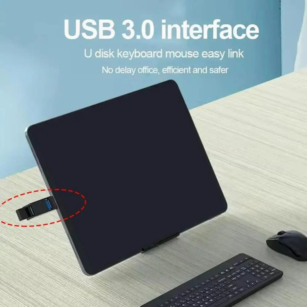 3 Ports USB 3.0 2.0 Hub High Speed Data Transfer Splitter Multi Port USB Extender U Disk Card Reader For Laptop PC Accessories