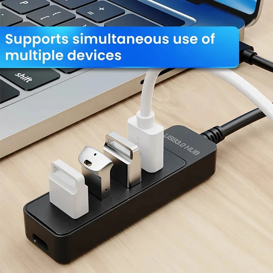 5 Ports USB HUB 3.0 High Speed Multi USB 3.0 Splitter Type c USB 2.0 Expander Power Adapter For PC Computer