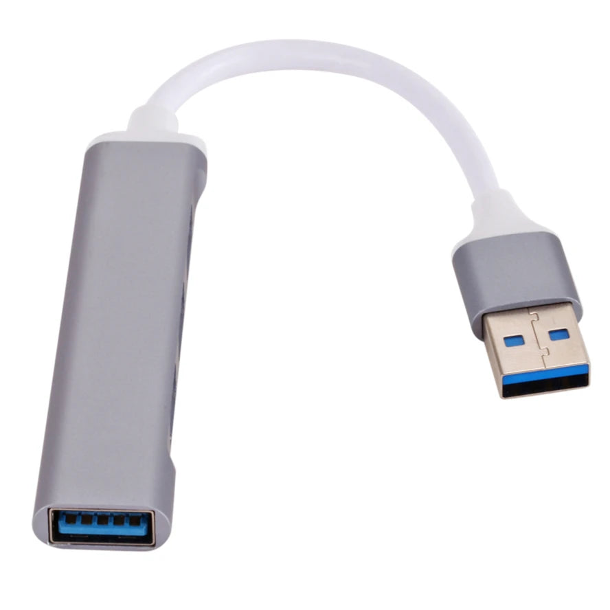 USB Type C Hub 4Port Adapter USB 3.0 Multi Splitter 4 in 1 Docking Station UltraSlim SuperSpeed Aluminum For Computer Laptop PC