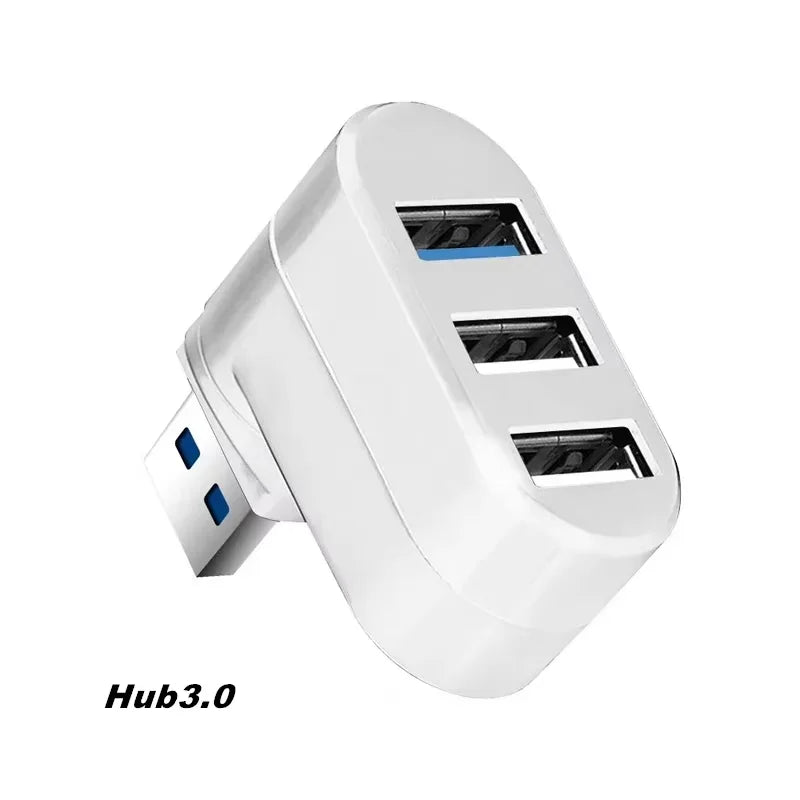 Usb Hub 3.0 2.0 High Speed U Disk Reader Hub Usb Multiple Ports Splitter Adapter 180° Rotatable Docking Station Pc Accessories