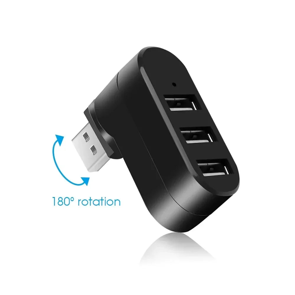 Usb Hub 3.0 2.0 High Speed U Disk Reader Hub Usb Multiple Ports Splitter Adapter 180° Rotatable Docking Station Pc Accessories
