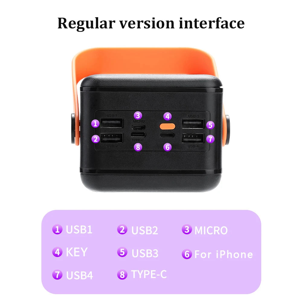 DIY 21x18650 10W 22.5W Battery Storage Box Fast Charging Power Bank Case Welding Free Power Supply Shell Solar No Batteries