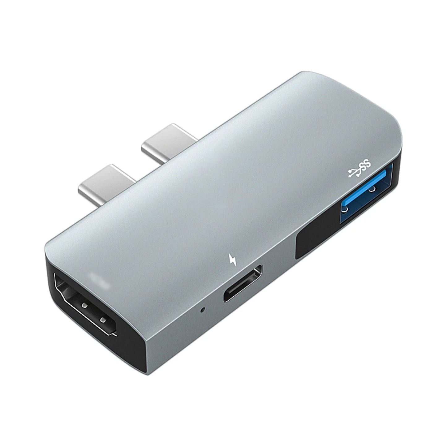 USB C to USB 3.0 Hub USB-C Hub with 3+HD/F+USB3.0/F Output PD100W 4K/30Hz 3-In-1 Multi-functional