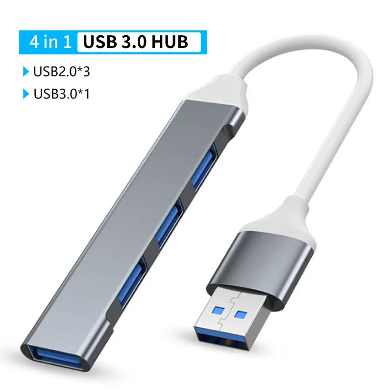 USB C Hub 4K 30Hz HDMI USB HUB PD 100W Multiport Adapter SD TF USB 3.0 2.0 Splitter Docking Station for Phone MacBook Computer
