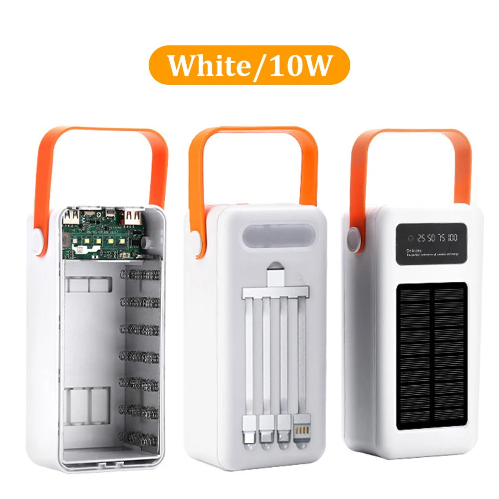 DIY 21x18650 10W 22.5W Battery Storage Box Fast Charging Power Bank Case Welding Free Power Supply Shell Solar No Batteries