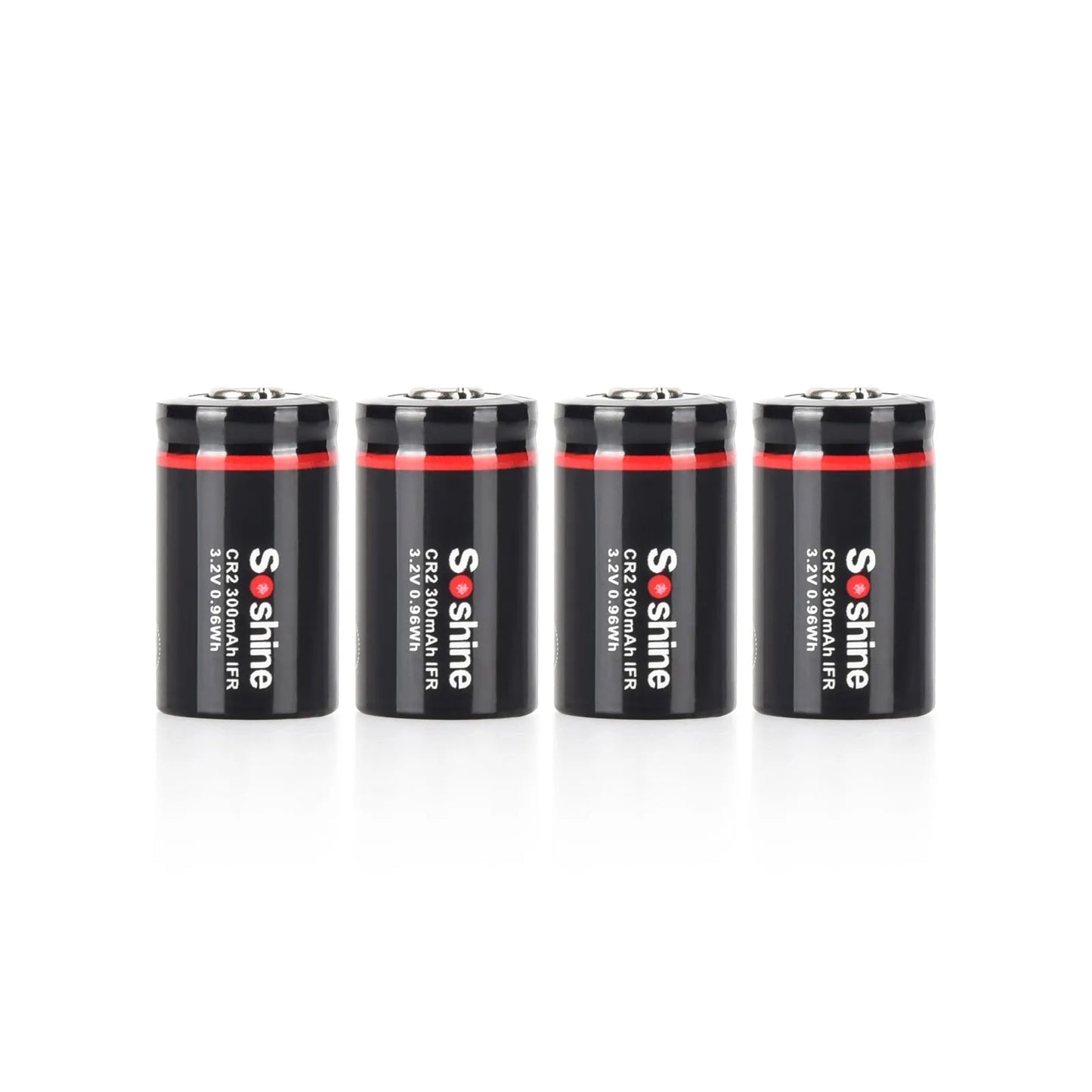Soshine CR2 300mAh LiFePo4 Battery 3.2V 15266 300mAh Rechargeable Battery LiFePo4 Batteries 2000 Time Discharge Cycle Headlamp