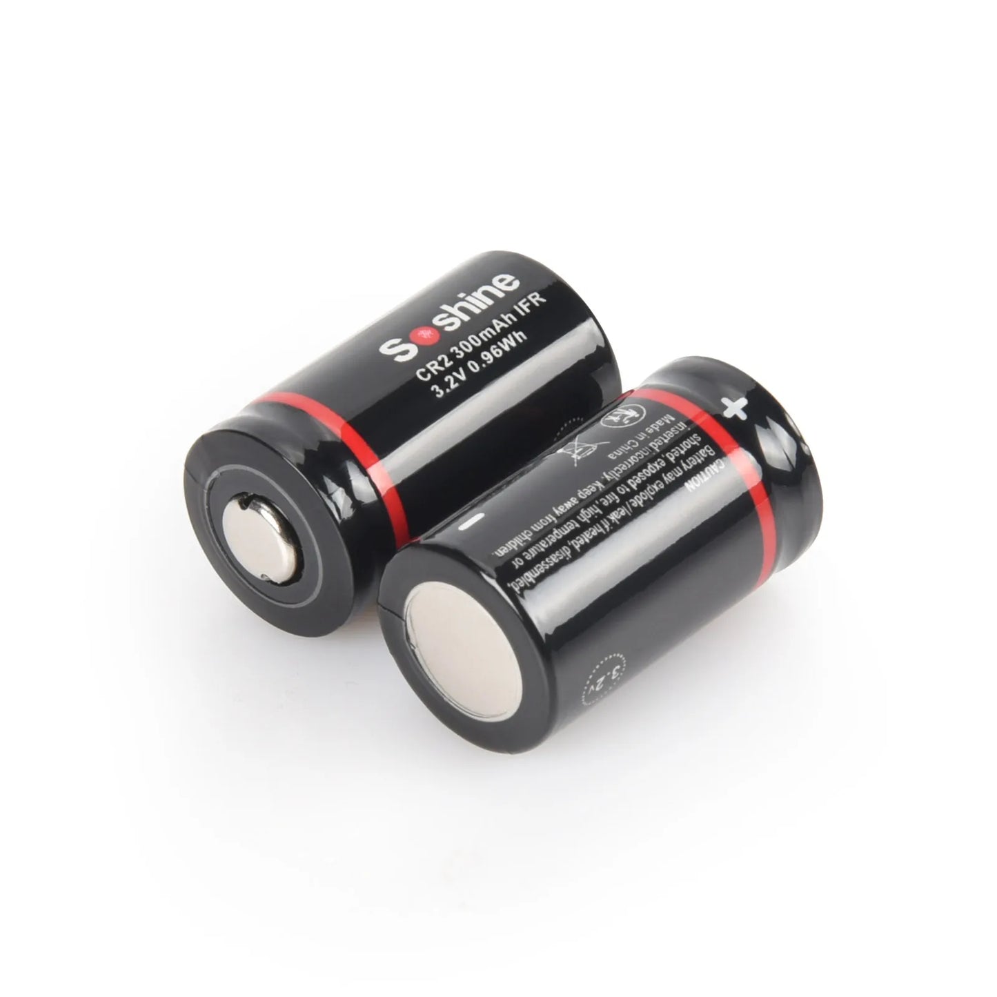 Soshine CR2 300mAh LiFePo4 Battery 3.2V 15266 300mAh Rechargeable Battery LiFePo4 Batteries 2000 Time Discharge Cycle Headlamp