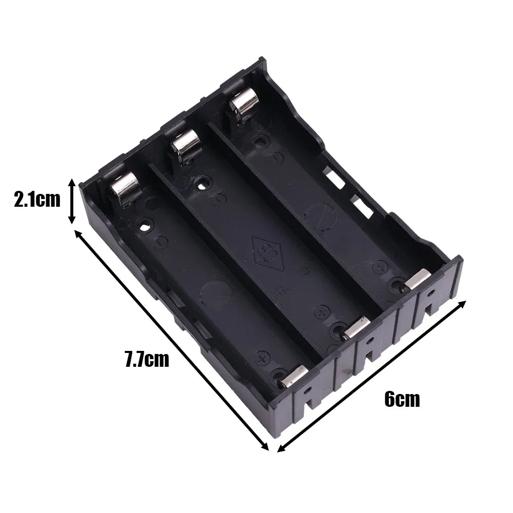 1/3/5Pcs 18650 Battery Holder Storage Box Case DIY Batteries Clip Box with Pin 1x 2x 3x 4x Slot Hard ABS Battery Container