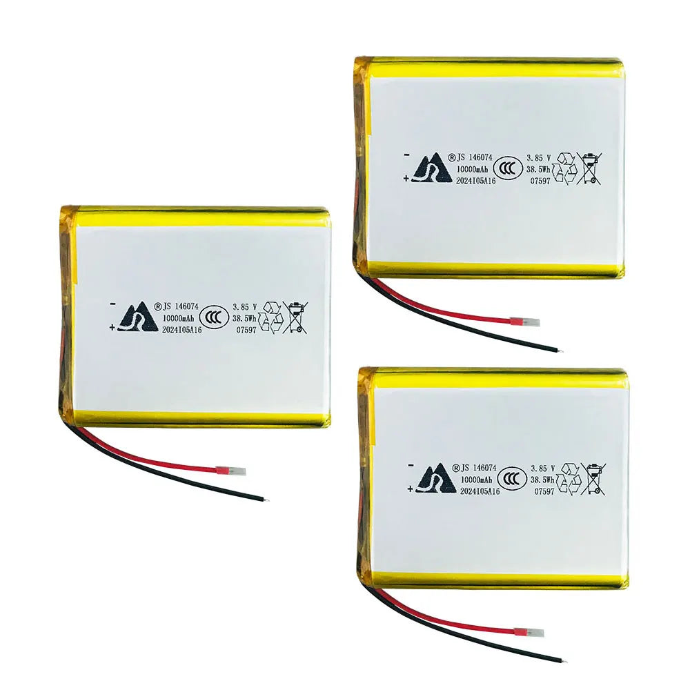 146074 136074 10000mAh 3.85V  Rechargeable Polymer Batteries Lipo Li-Po for Power Bank Toy GPS Laptop  Smart watch Camera Diy