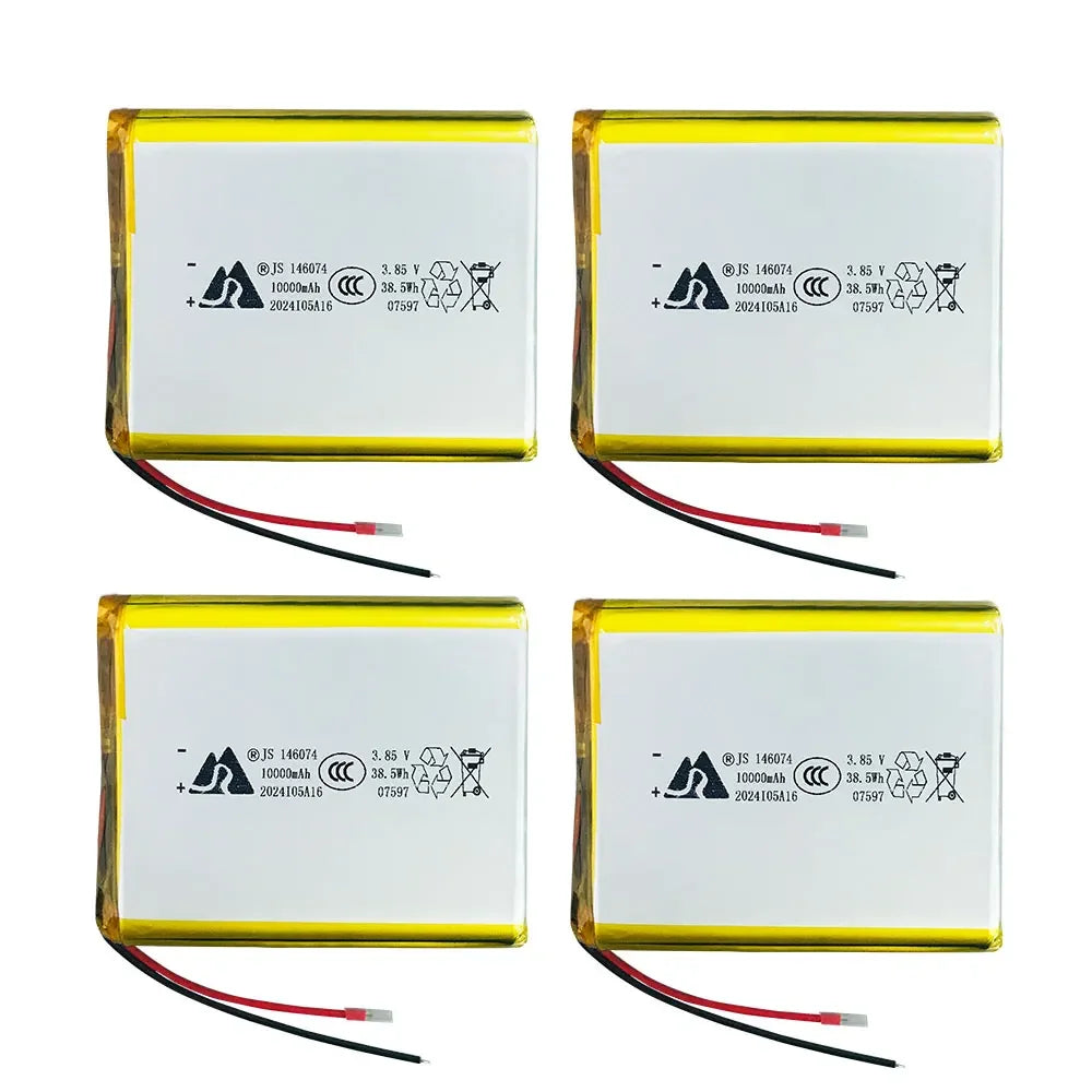 146074 136074 10000mAh 3.85V  Rechargeable Polymer Batteries Lipo Li-Po for Power Bank Toy GPS Laptop  Smart watch Camera Diy
