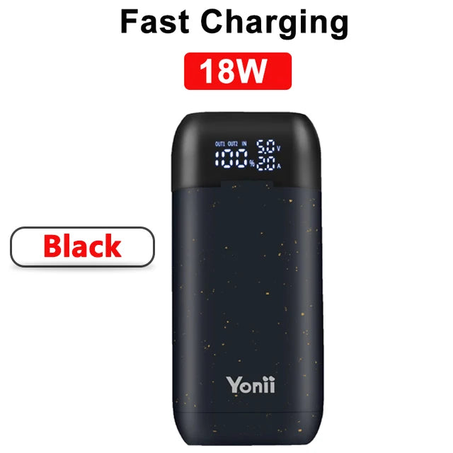 18650 Battery Charger Case DIY Power Bank Box Portable QC3.0 PD 18W Fast Charging Case for 18650 21700 20700 Lithium Batteries
