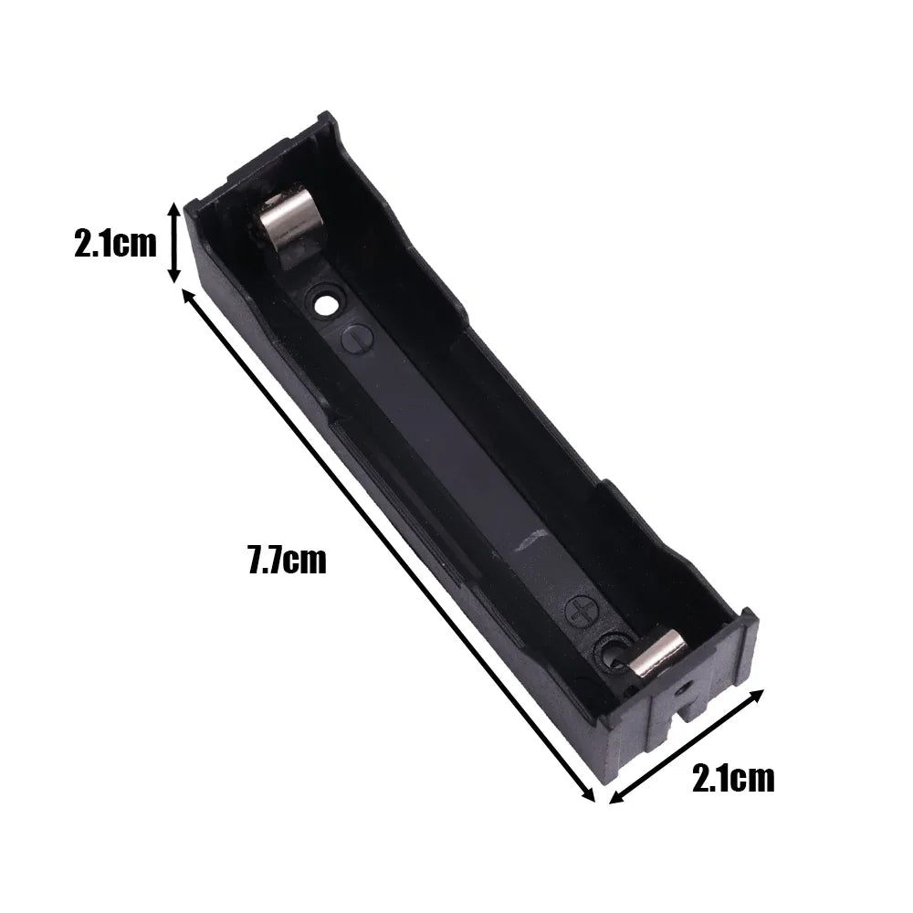 1/3/5Pcs 18650 Battery Holder Storage Box Case DIY Batteries Clip Box with Pin 1x 2x 3x 4x Slot Hard ABS Battery Container