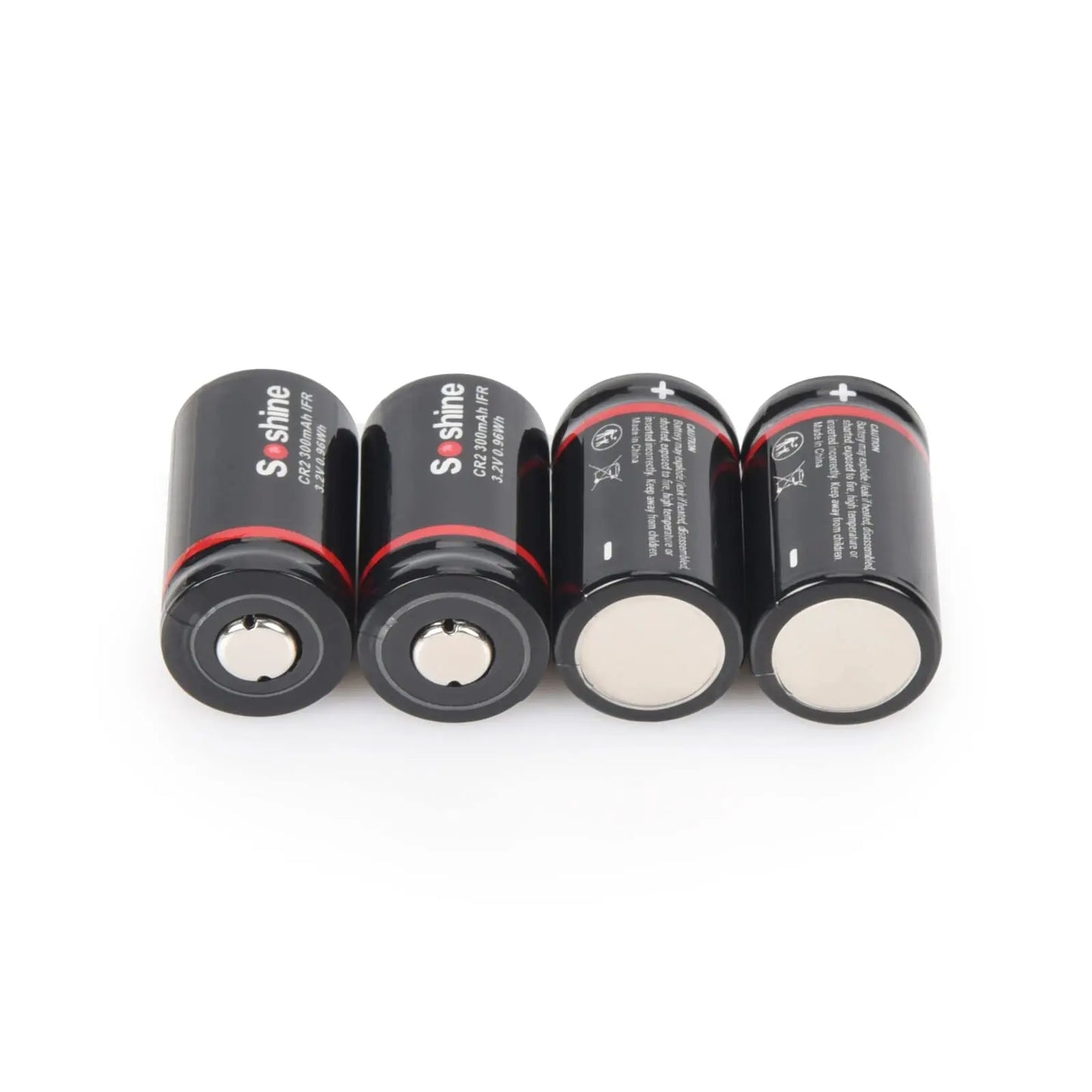 Soshine CR2 300mAh LiFePo4 Battery 3.2V 15266 300mAh Rechargeable Battery LiFePo4 Batteries 2000 Time Discharge Cycle Headlamp