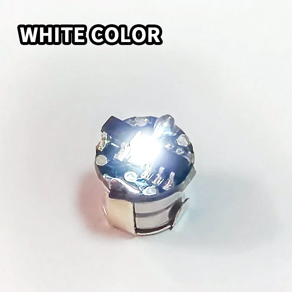 3pcs Mini Magnetic Control Led Lamp Wireless Light Diy Model Making Toys for Robots/Airplane Model/Cars/Diorama with Batteries