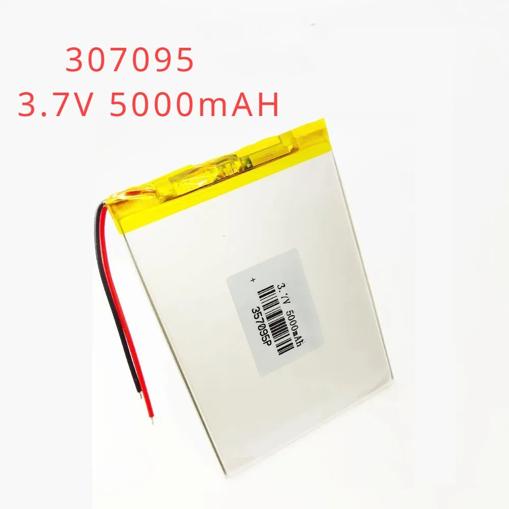 307095 3.7V 5000mah Li-ion High Current Polymer Lithium Batteries Rechargeable Battery New Date Accessory DIY Equipment Set Tool
