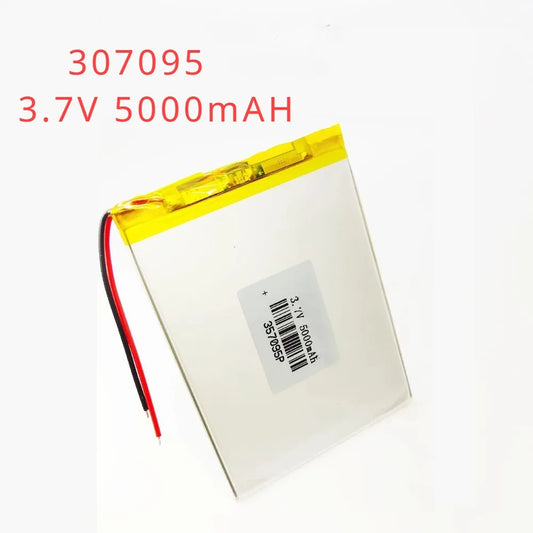 307095 3.7V 5000mah Li-ion High Current Polymer Lithium Batteries Rechargeable Battery New Date Accessory DIY Equipment Set Tool