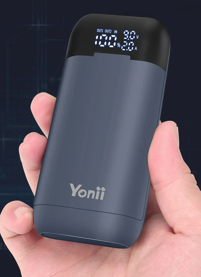 18650 Battery Charger Case DIY Power Bank Box Portable QC3.0 PD 18W Fast Charging Case for 18650 21700 20700 Lithium Batteries