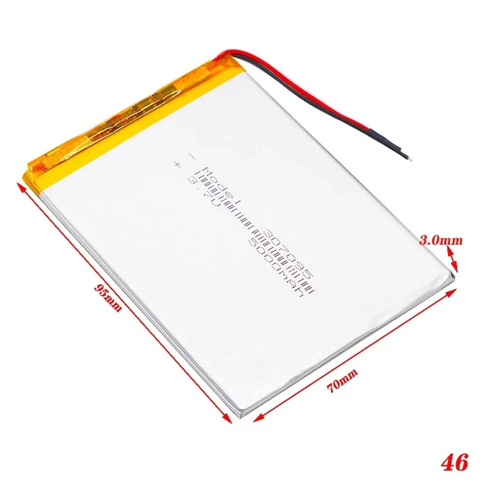 307095 3.7V 5000mah Li-ion High Current Polymer Lithium Batteries Rechargeable Battery New Date Accessory DIY Equipment Set Tool