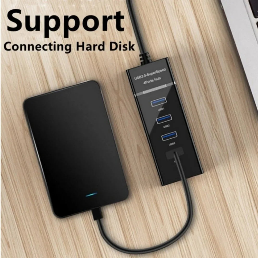 4 Port USB 3.0 Hub USB Hub High Speed Multi USB Splitter Expander For PC Computer Accessories 4 in 1 Multiport HUB USB3.0 2.0
