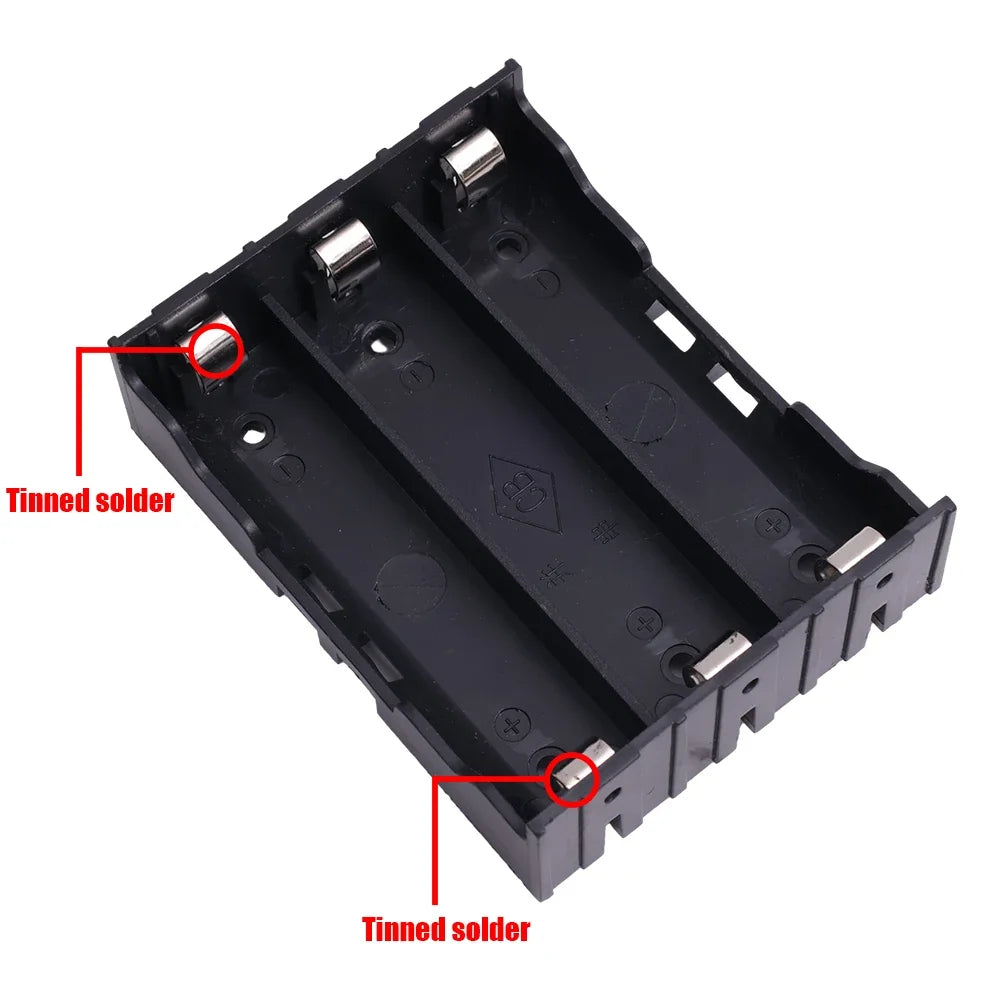 1/3/5Pcs 18650 Battery Holder Storage Box Case DIY Batteries Clip Box with Pin 1x 2x 3x 4x Slot Hard ABS Battery Container